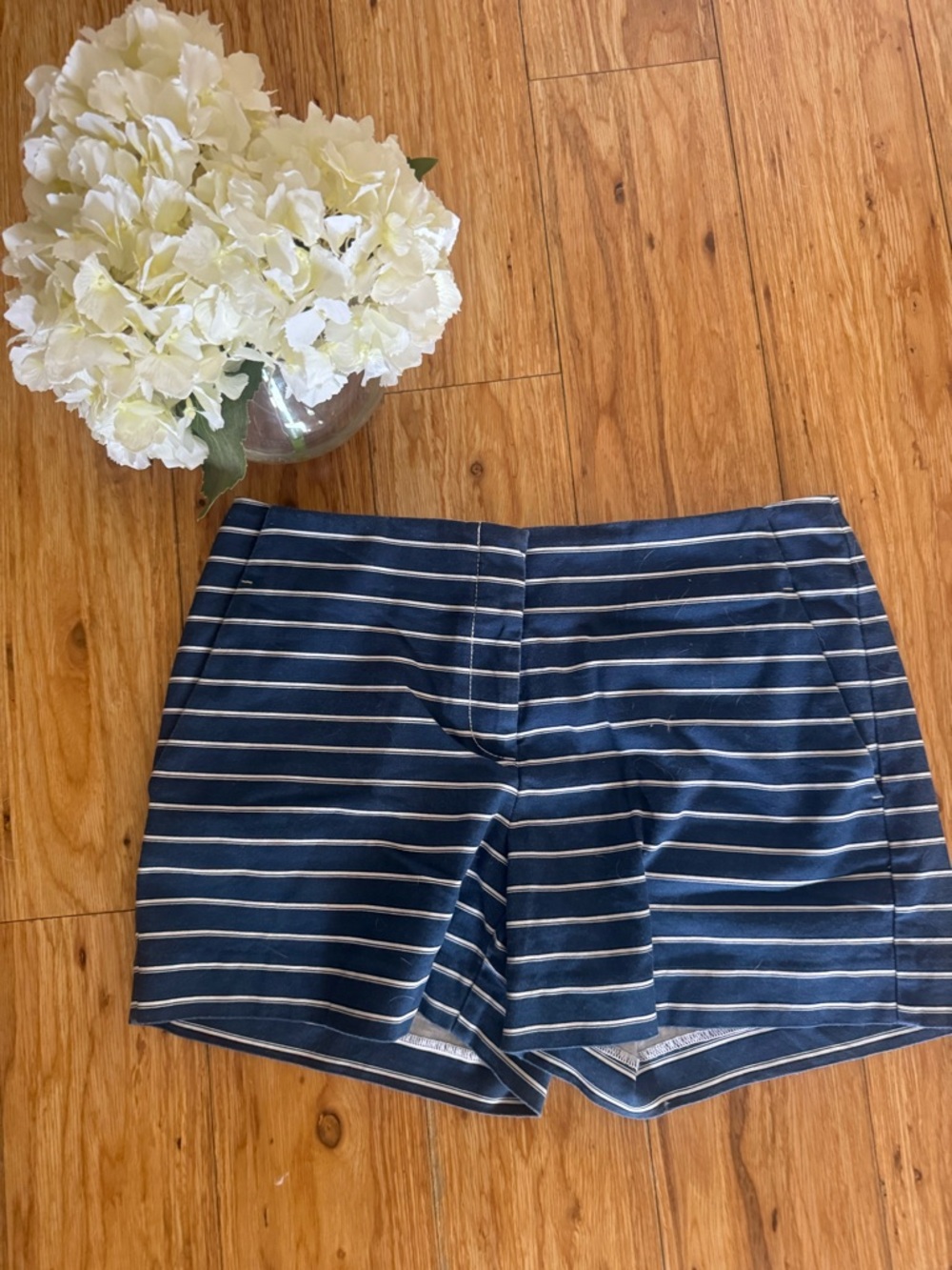 Loft Navy Striped Women’s Shorts